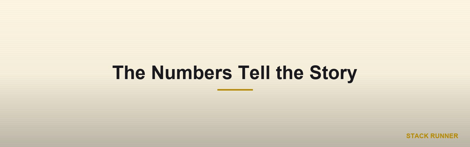 The Numbers Tell the Story